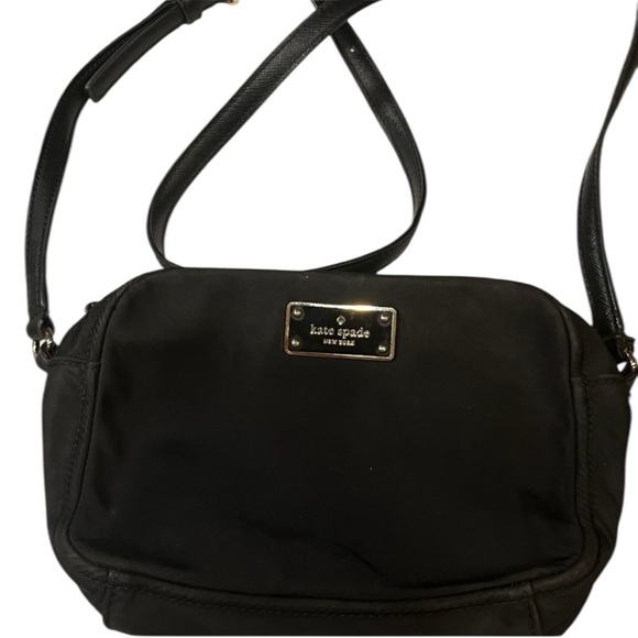 kate spade Handbags - Kate Spade Nylon Crossbody Bag- zipper pull needs repair
